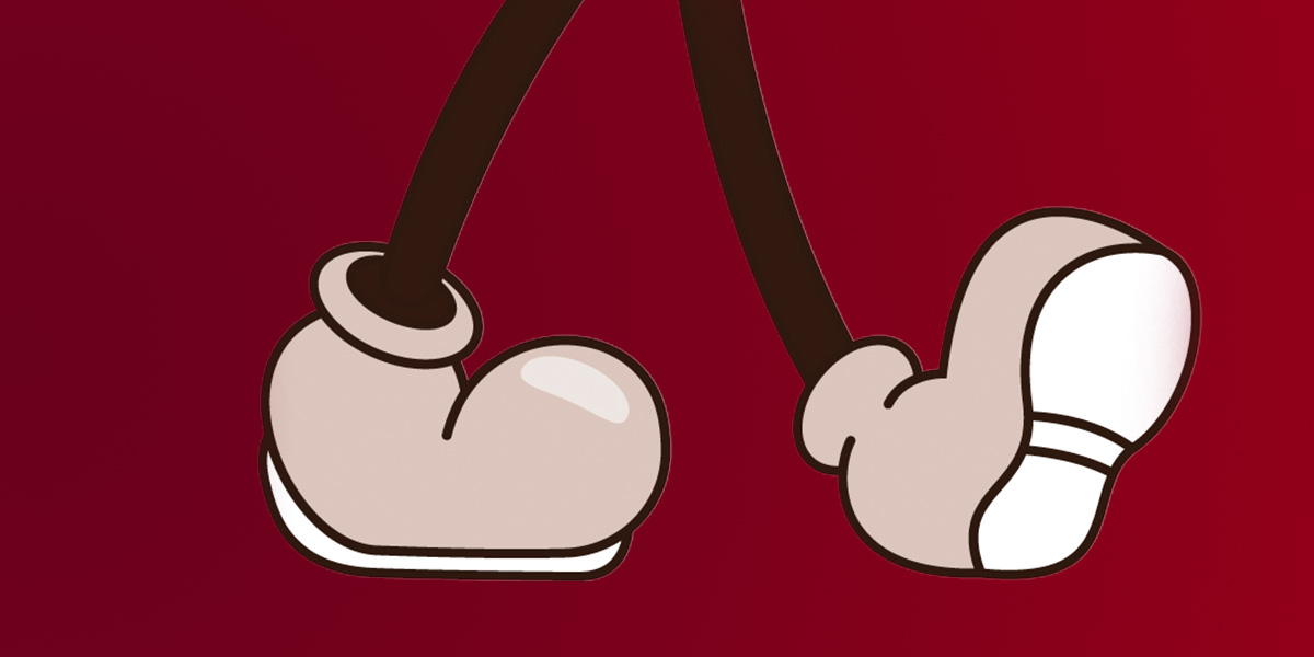 Pés da primeira versão do Mickey, do filme Steamboat Willie, que entrou em domínio público. Nossa sócia Luciana Minada analisa as questões jurídicas relacionadas.