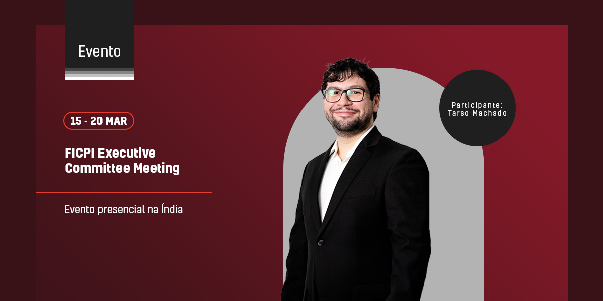 Sócio Tarso Machado participará de evento da FICPI na Índia representando Kasznar Leonardos em março de 2024.