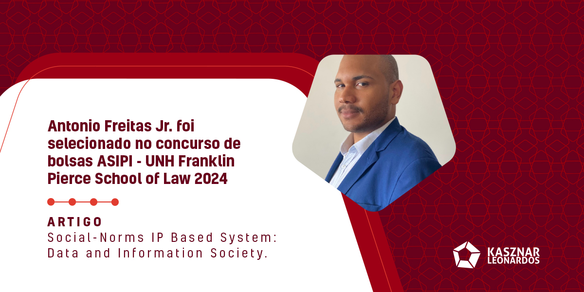 Assistente jurídico do Kasznar Leonardos ganha concurso da ASIPI em parceria com a UNH Franklin Pierce.