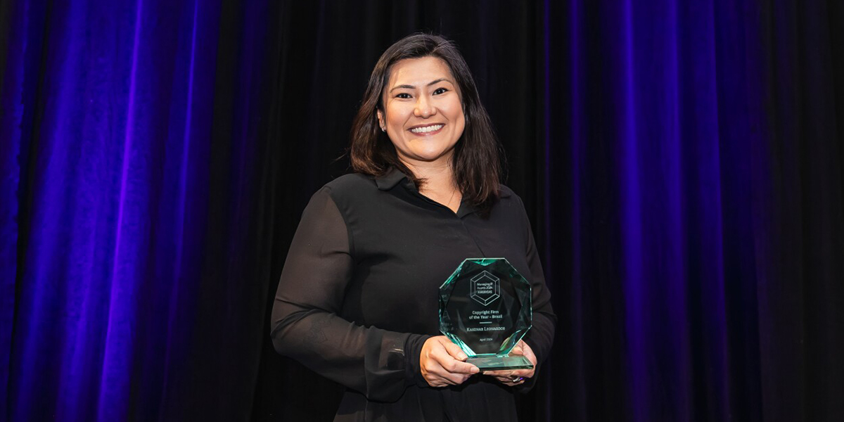 Fomos reconhecidos como a melhor firma do ano em Direito Autoral e Desenho Industrial no Brasil pelo Managing IP Awards.