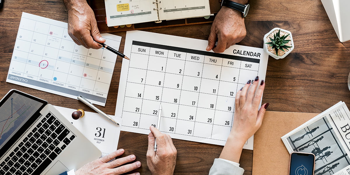 Imagem de um calendário, que remete ao prazo de vigência de patentes, tema tratado no artigo pelos advogados do Kasznar Leonardos.