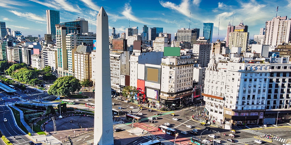 Imagem da capital da Argentina, Buenos Aires.